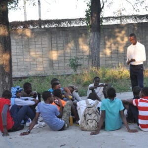Youth ministry at Thorland, Haiti
