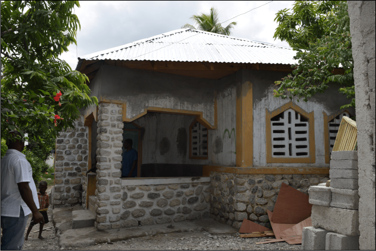 Résultats de la reconstruction après l'ouragan Matthew