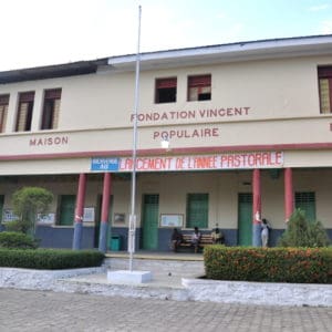 La entrada a la Fundación Vincent