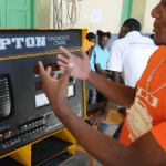 A student of the Automechanics program at Fondation Vincent