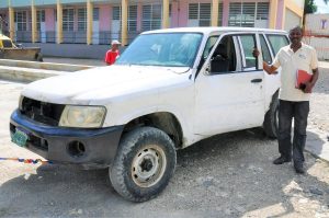A used Nissan Patrol, which will be used to continue to train youth in auto-mechanics